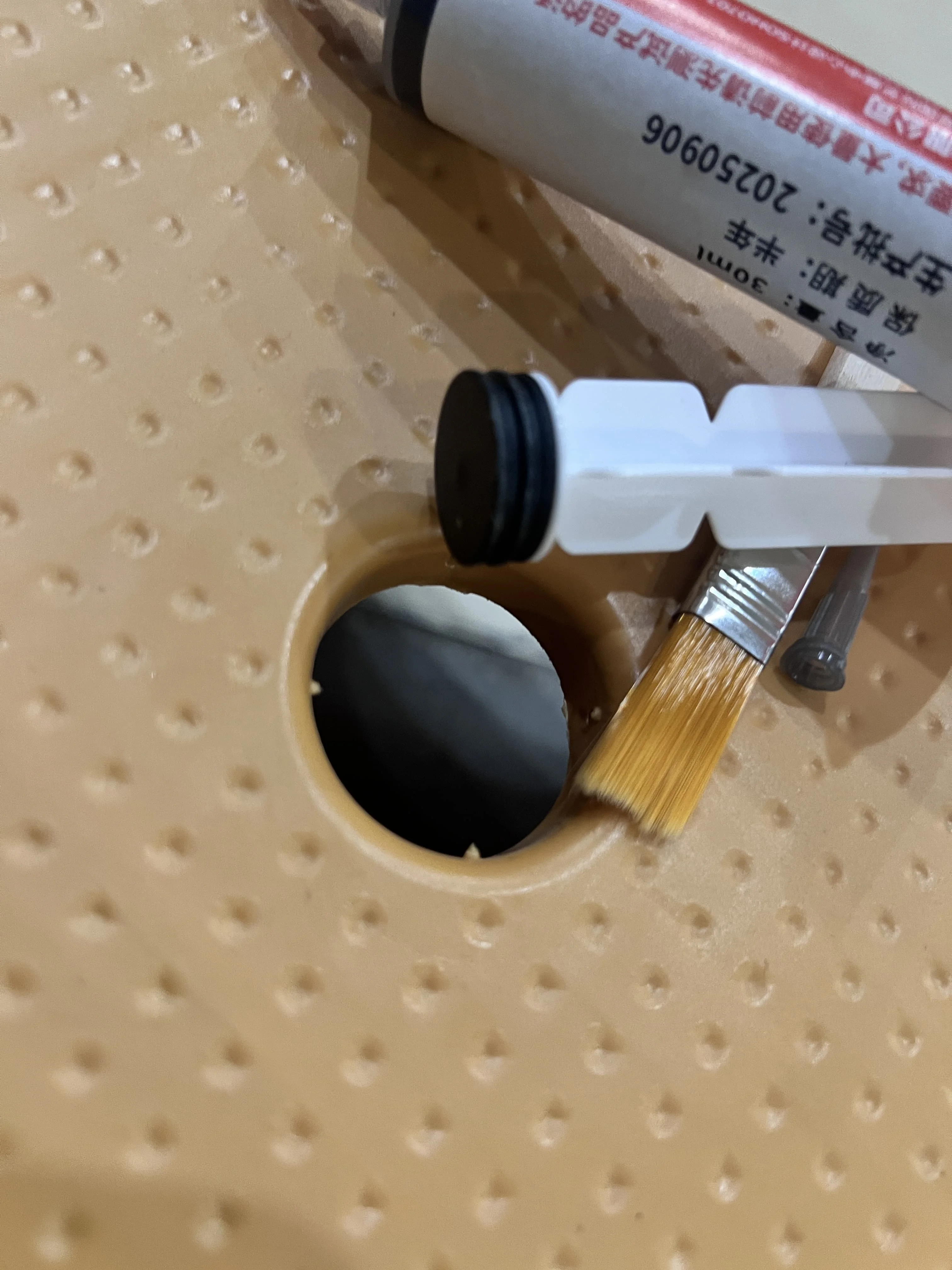 

1Set Speaker audio repair repair glue foam paper tray rubber edge cloth black electronic seal speaker repair glue 30ml