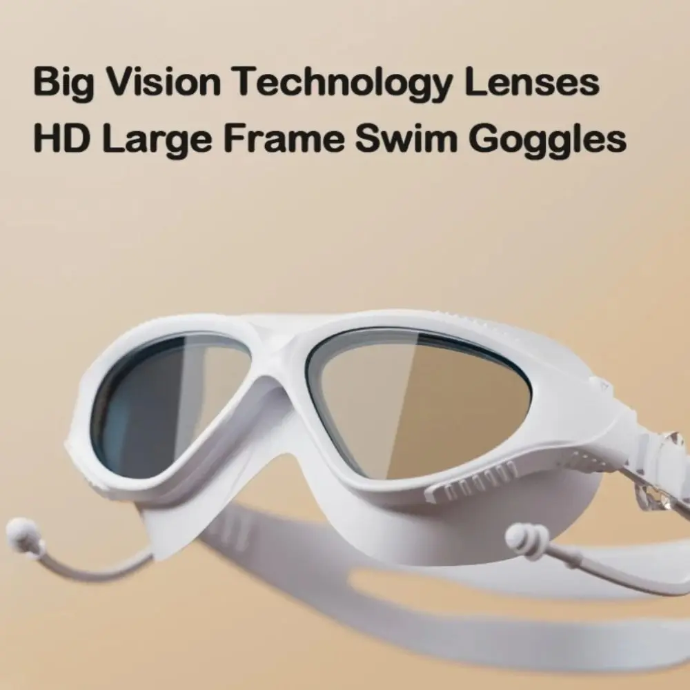 Oculos-de-natacao-pvc-com-armacao-grande-hd-e-protetores-auriculares-Oculos-Opticos-a-prova-d'Agua-ajustaveis-e-antiembacantes