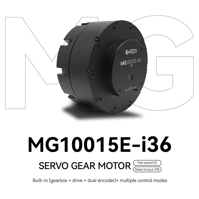 MG10015E-i36v2, DC48Vmicro/серворедуктор, шестерня, ножной робот FOC Механическая рукоятка Соединение колесной трубы тележки AGV