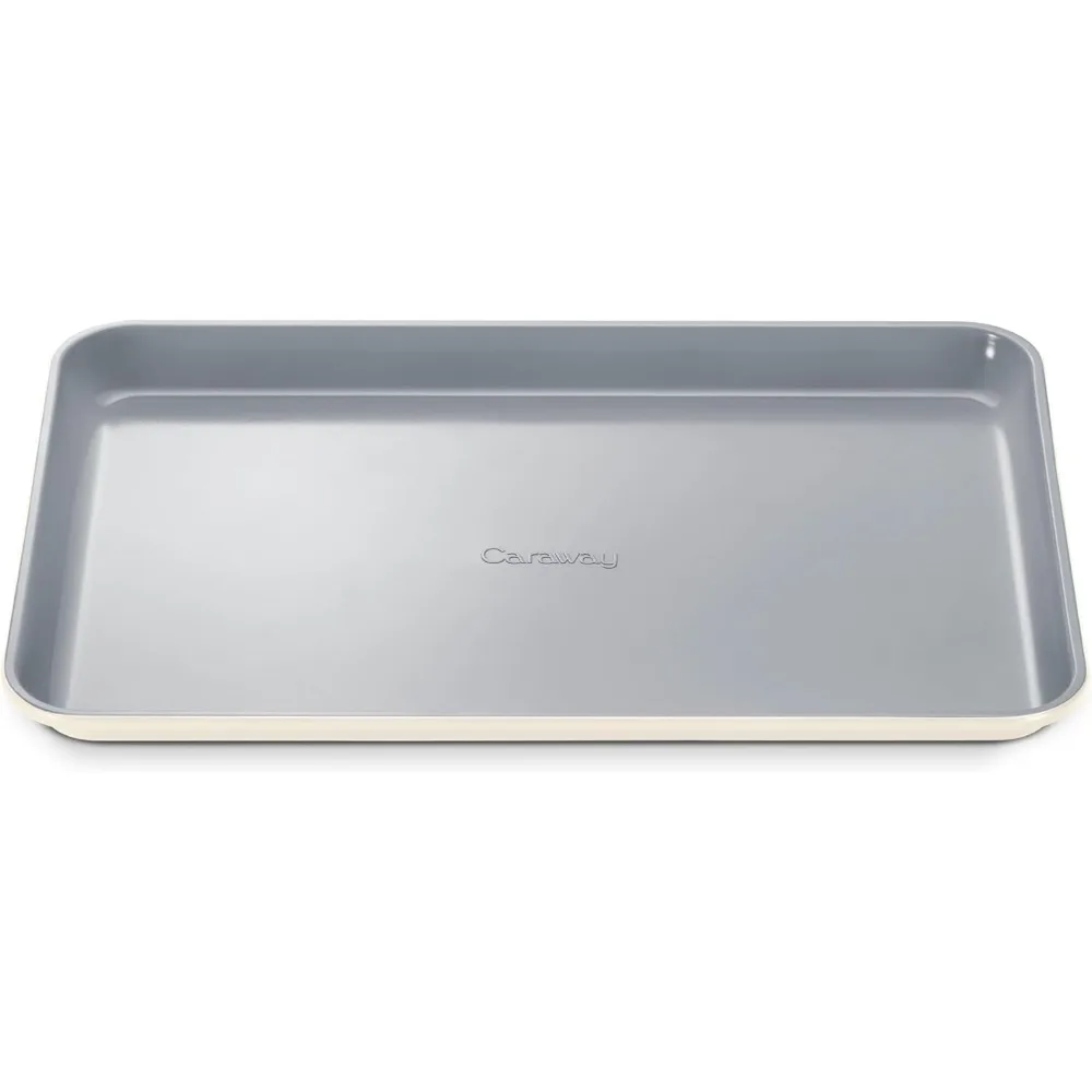 

Caraway Non-Stick Ceramic Baking Sheet - Naturally Slick Ceramic Coating - Non-Toxic, PTFE & PFOA Free - Perfect for Baking, Roa
