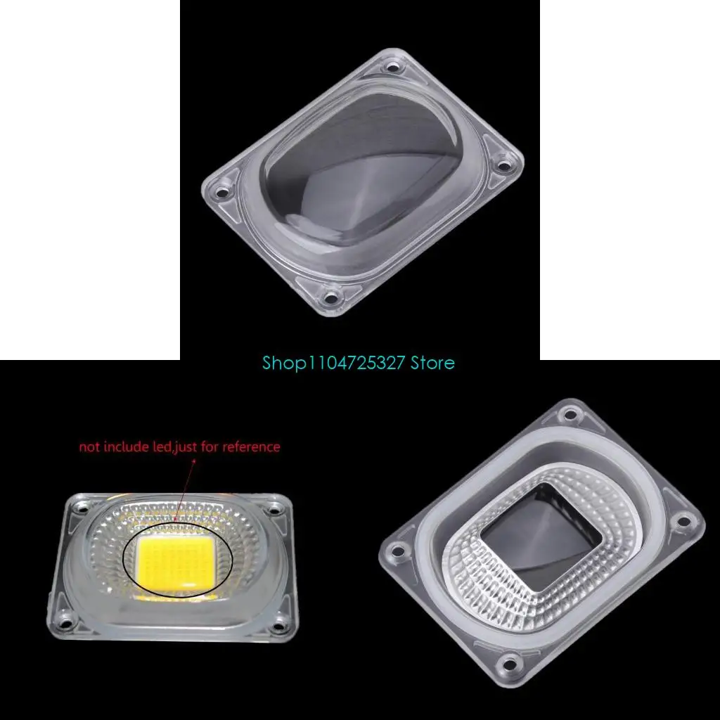 

D8KF Светодиодный линза отражатель для светодиодных ламп PC Lens+Offerctor+Silicone Cover Thate для транспортного освещения