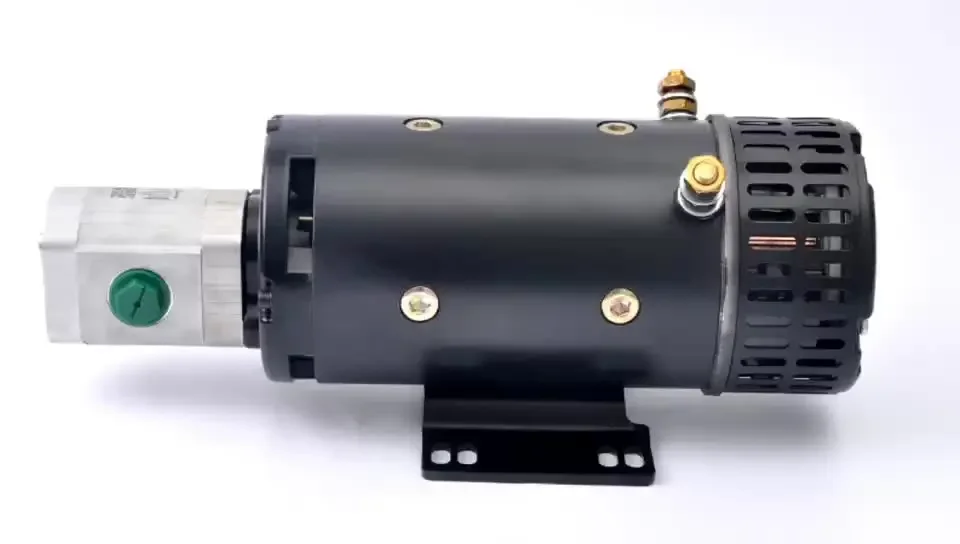 24V 4KW high torque dc electric motor ZD2973H WITH GEAR PUMP