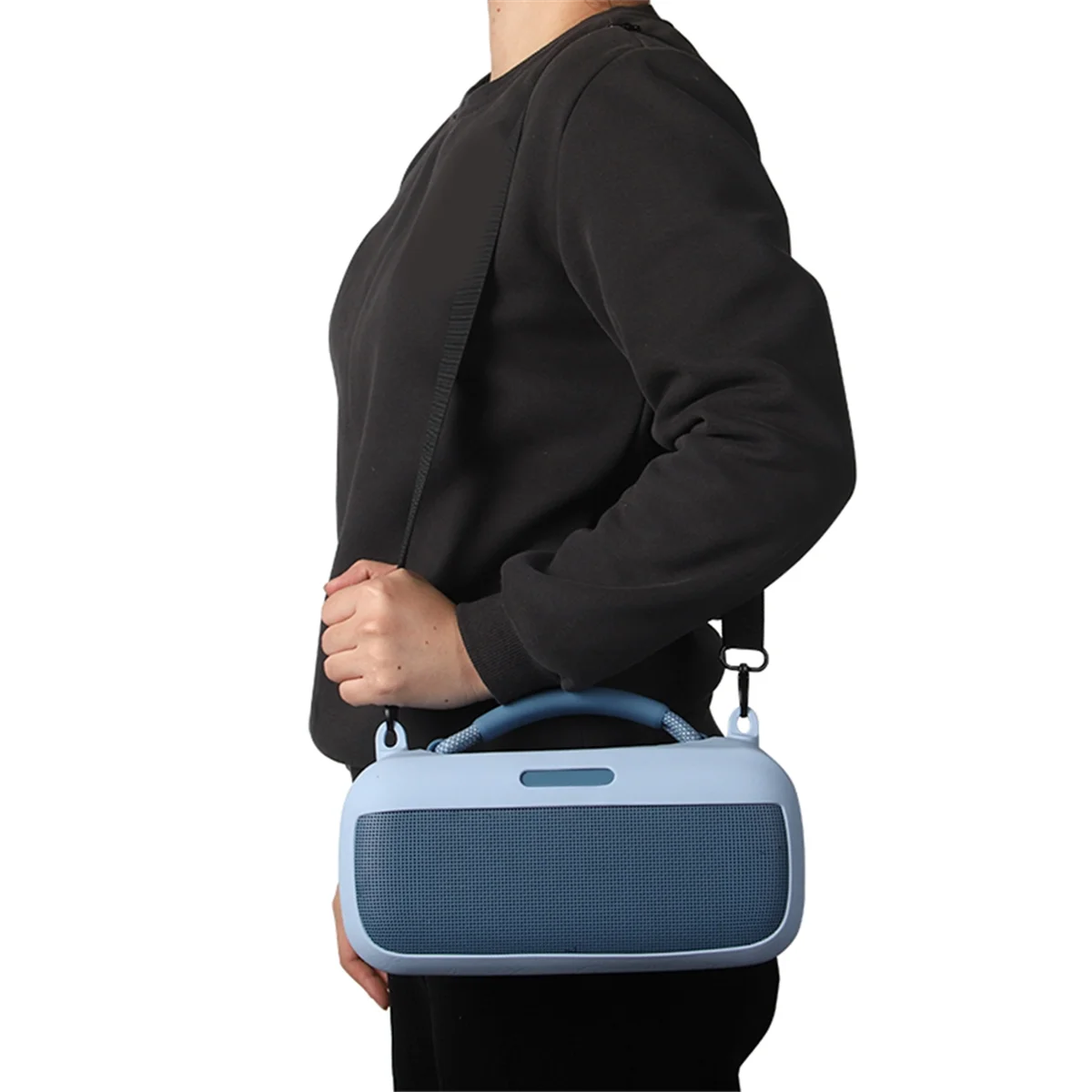 POP-lПротивоударный силиконовый чехол с плечевым ремнем для динамика Bose SoundLink Max, защитная сумка от царапин