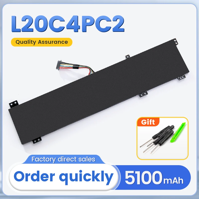 Somi L20C4PC2 L20M4PC2  Laptop Battery for Lenovo LEGION 5 17ACH6 17ITH6 5B11B53889 5B11B53885 Replacement BatteryV