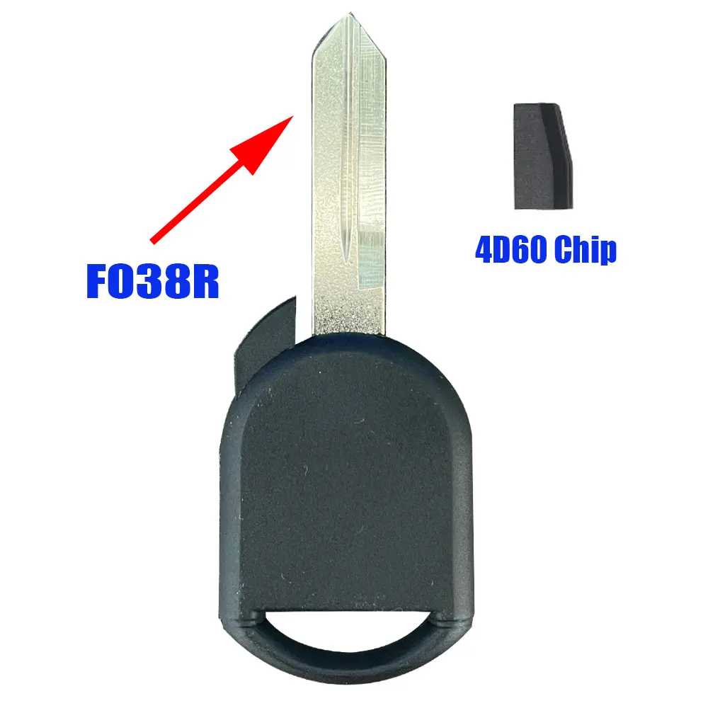 Car Key Transponder Replacement With ID83 ID63 Chip for H84-PT 40 Bit J47 Car Use Fit for Ford Crown Victoria 2003 - 2010