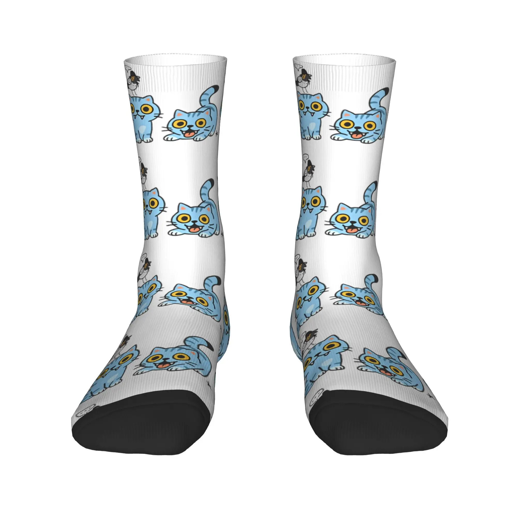 KPop Demon Hunters Socken Anti-Schweiß-Strümpfe Herren Atmungsaktive Outdoor-Socken Winter Casual Muster Socken