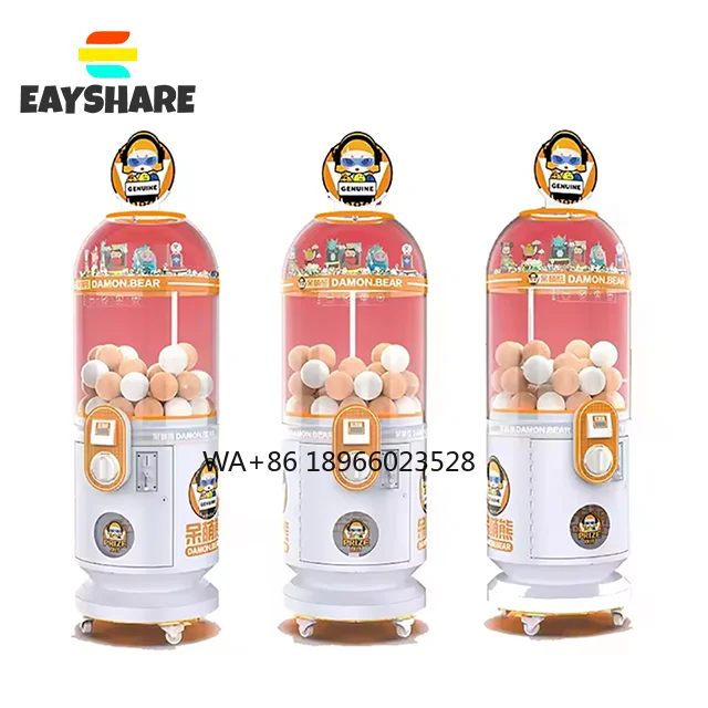 

Factory Supply Gacha Gift Vending Game Machine Indoor Coin Operated Toy Gashapon Machine