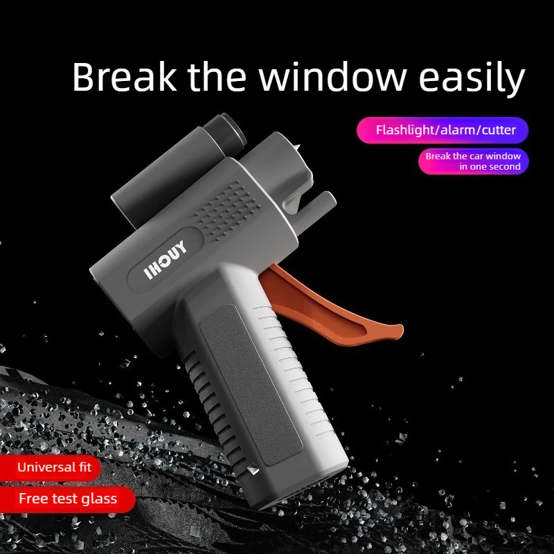 

Многофункциональный новый безопасный молоток, резак для автомобильных ремней безопасности, оконный выключатель, автомобильный молоток для побега, уличный фонарик, сигнализация