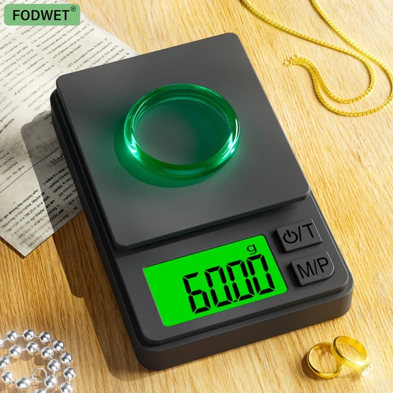 Mini Jewelry Scale 1000g  High Precision Portable  Multiple Measurement Unit Conversion Suitable for Kitchen MedicineJewelry