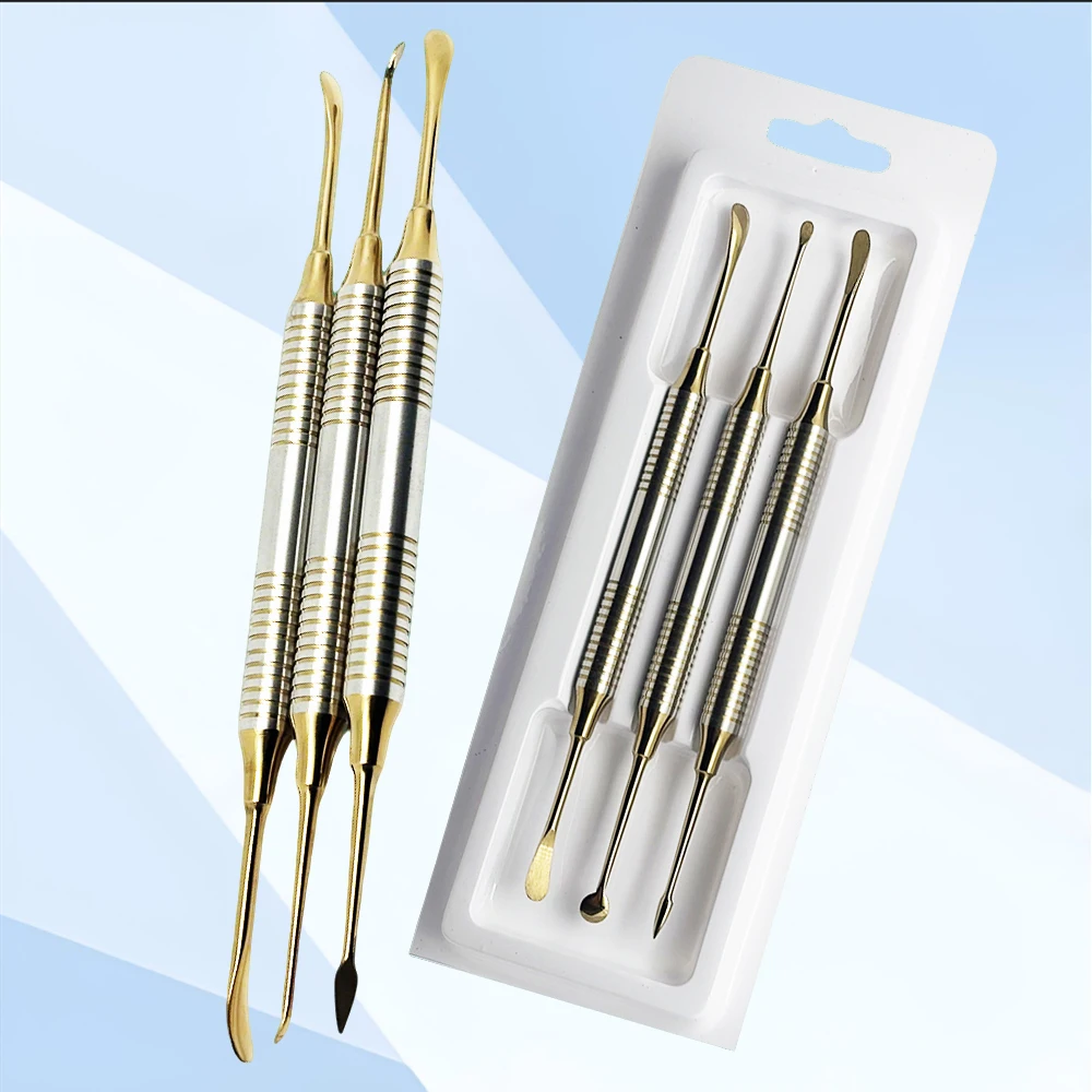 

3PCS/Set Dental Implant Periosteal Elevator Separator Peristeel Splitter Tool for Reflecting Retracting Titanium Surgery