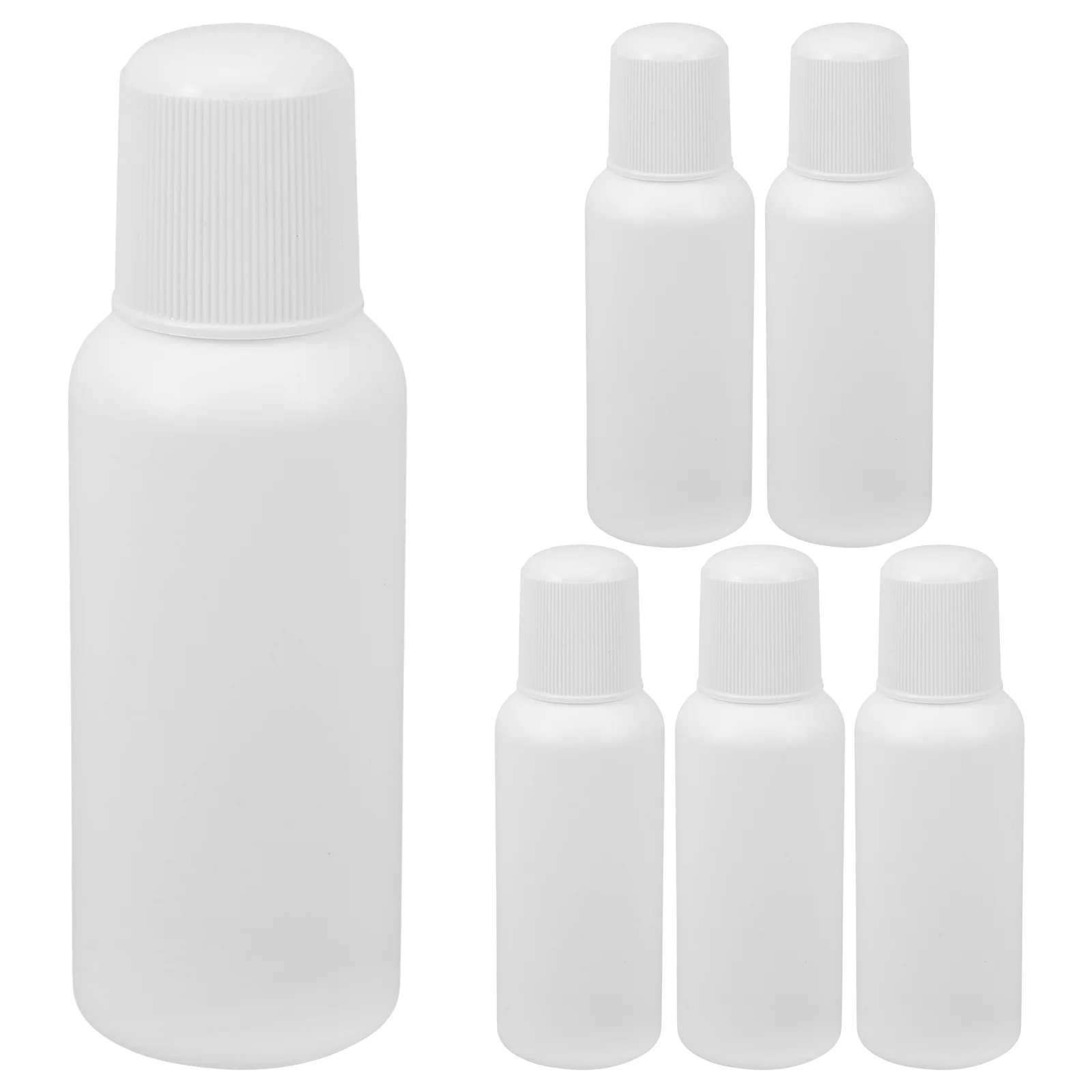 

6 Pcs Sponges Smear Medicine Bottle Reusable Head Empty Paint Applicator Bottles for Liniments Applying White Travel Baby