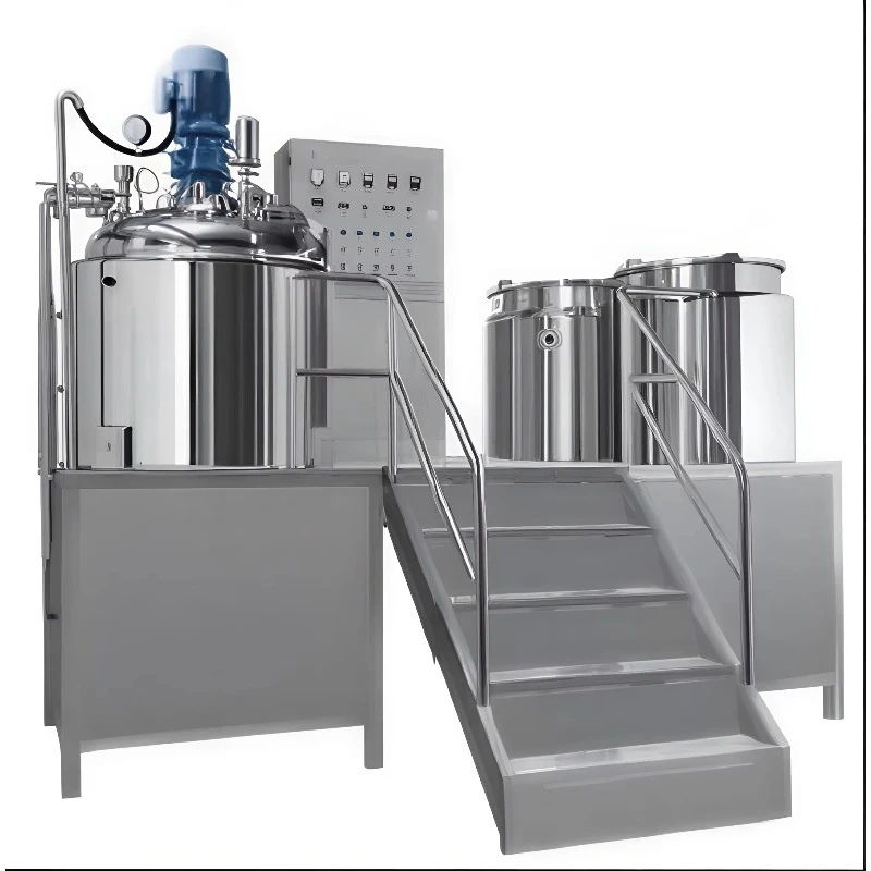 Stainless Steel Heavy-Duty High Shear Homogenizer Vacuum Emulsifying Machine Mixing Equipment Cream Soy Milk Butter Condensed