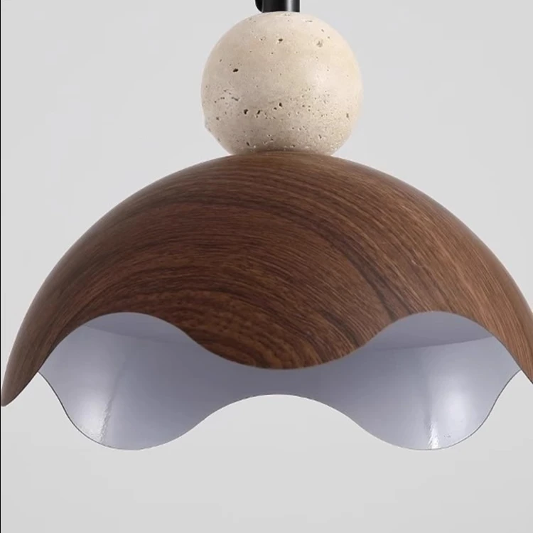 جديد وصول الحديثة قلادة LED ضوء لغرفة النوم السرير الثريات حجر الترافرتين قلادة مصباح مطعم غرفة الطعام جزيرة