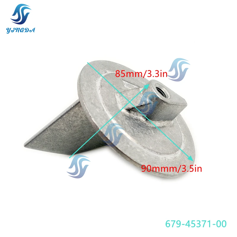 

Лодочный мотор 679-45371-00 Анод накладки для подвесного двигателя Yamaha 40HP 50HP 55HP