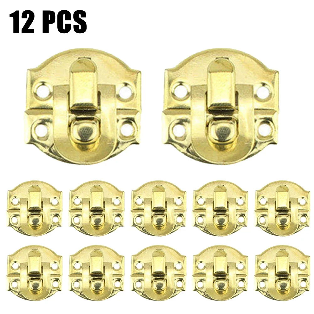 5/12 X Latch Hasps For Home/office/shop Etc Gold/Silver/Bronze/Red Copper Hardware High Quality 100% Brand New