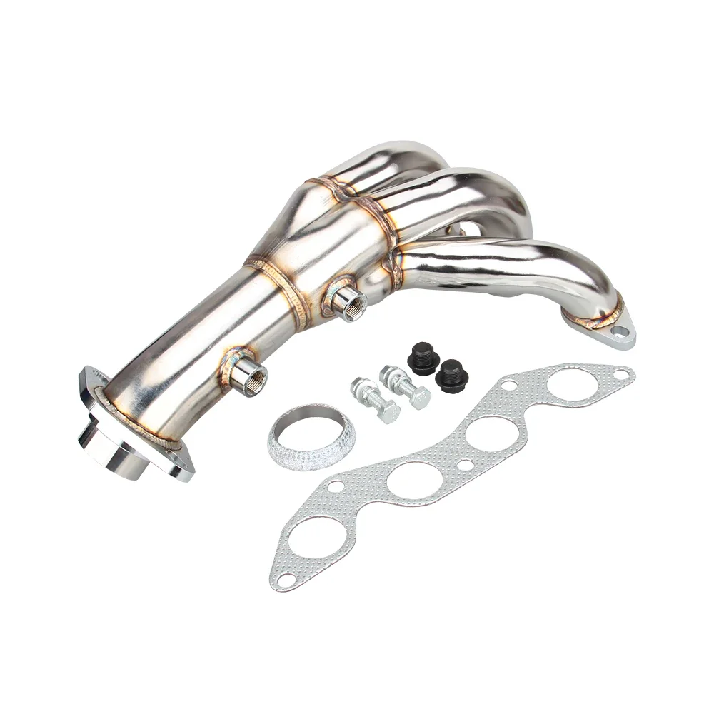 Car modified stainless steel exhaust manifold for Honda Civic 01-05 DX/LX EM/ES D17A corrosion-resistant steel tailpipe