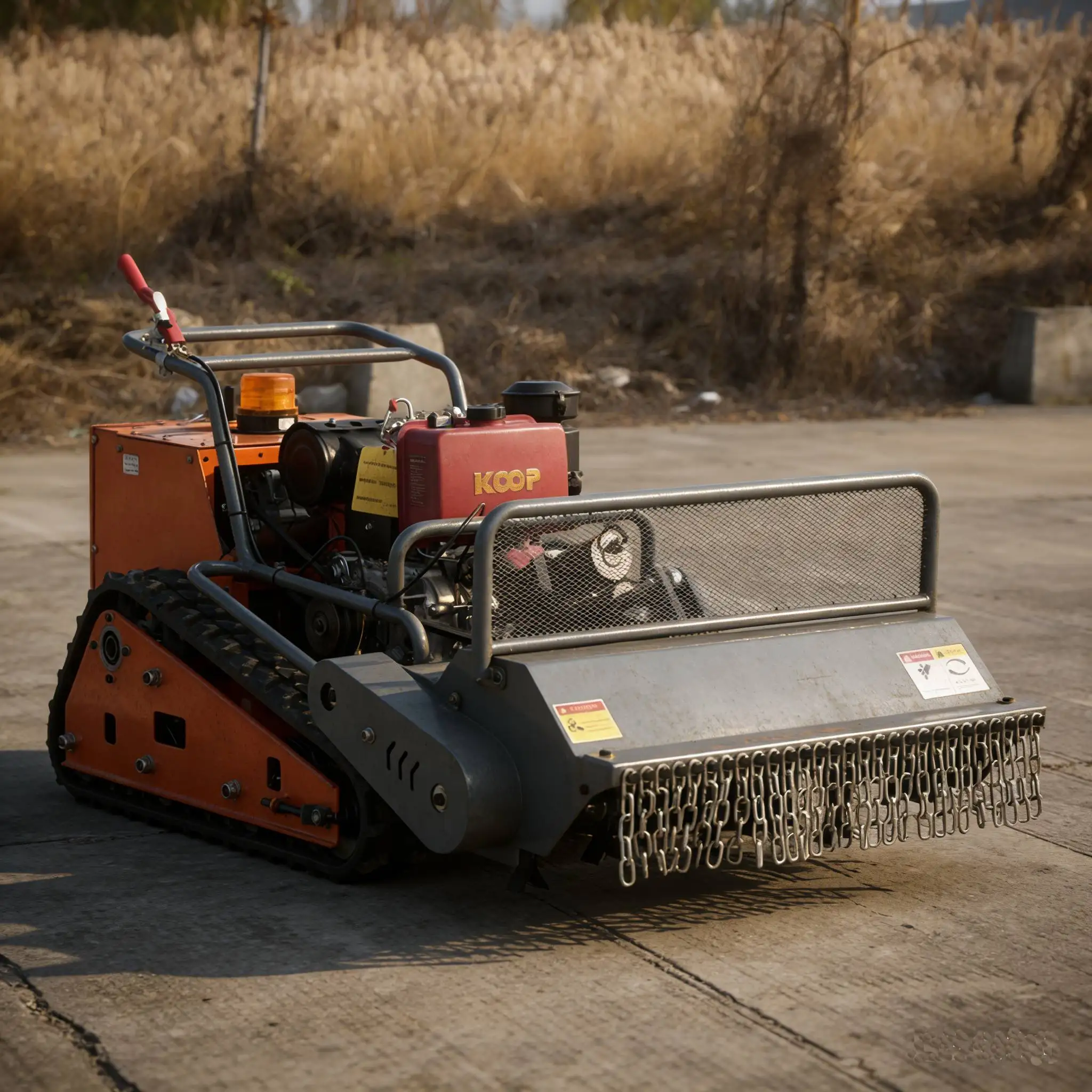 Factory Direct Low Price Diesel Engine Mobile Grass Shredder for Farm Straw Hay and Animal Feed Crushing Grass Shredder