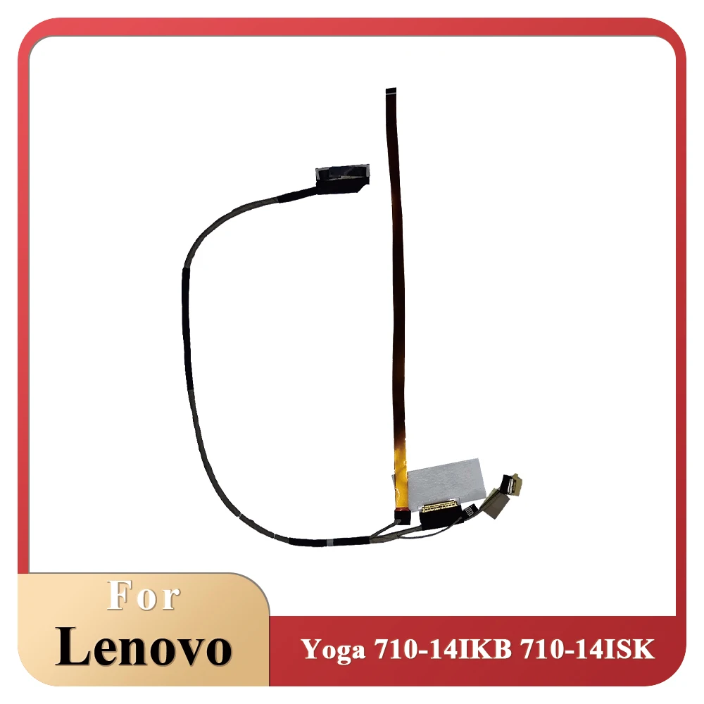 New For Lenovo YOGA 710-14 15 710-14IKB 710-14ISK Laptop FHD Screen Flex Wire LCD LVDS Cable 30Pin DC02002D200