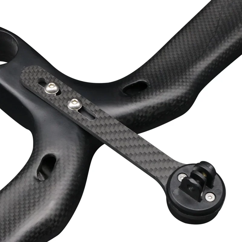 Bicycle Computer Holder Carbon Fiber Road Bike GPS Mount Cycling Computer Stopwatch Support For Garmin Gopro Bryton Cateye Light