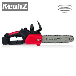 12 inch lithium chainsaw electric chain saw high-power brushless wireless power saws cutting trees logging