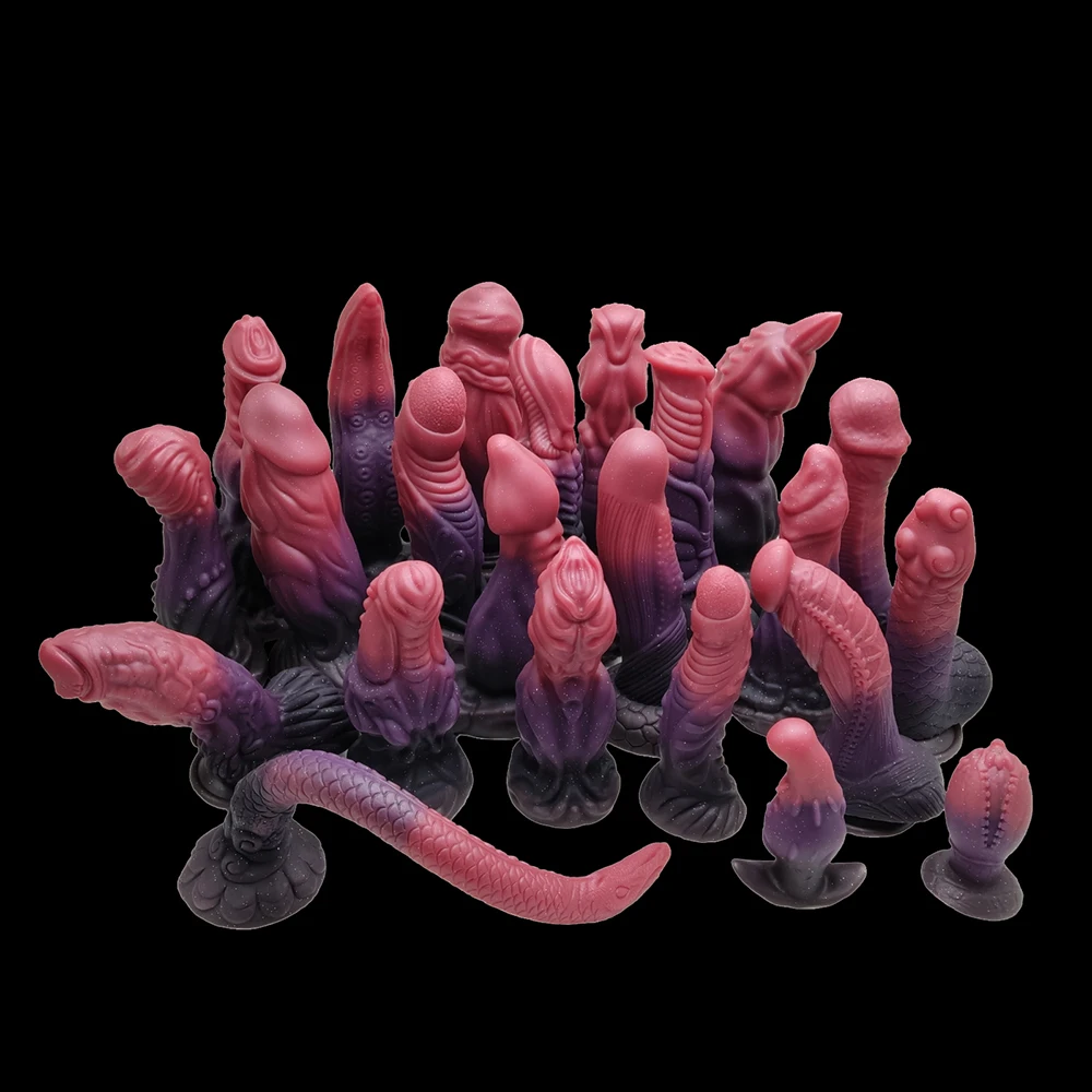 Super Soft Silicone Animal Penis Dog Dildo Adult Sex Toys For Women Monster Dick Suction Cup Male Female Masturbation Anal Toy