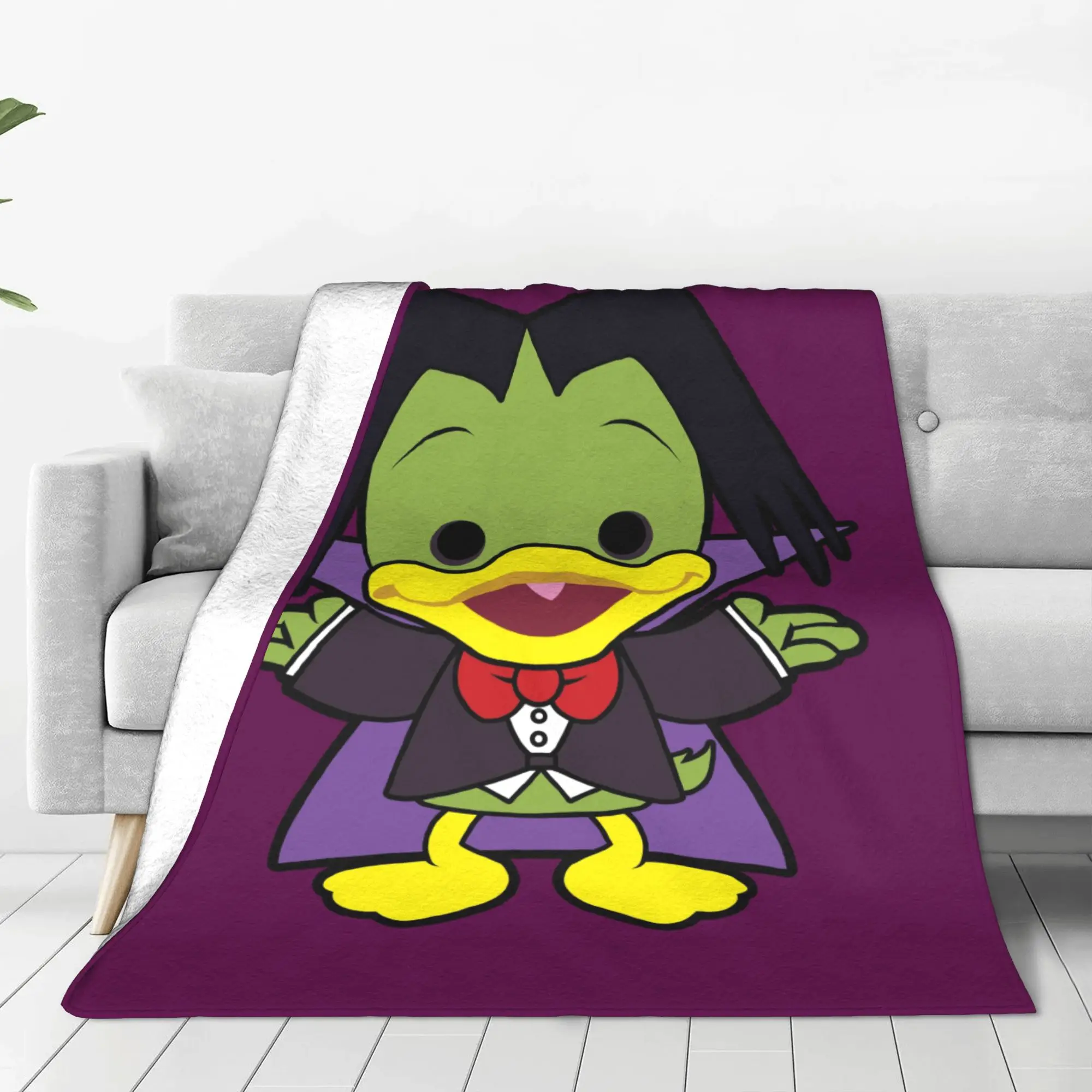 Count Duckula Blanket All Season Count Duckula  Breathable Ultra-Soft Throw Blankets For Office Travel  Plush Thin Quilt
