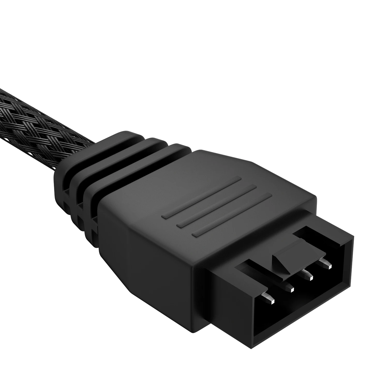 RGEEK 4PCS 15cm Standard ARGB 3-Pin to 4-Pin RGB Fan Adapter Cable for NZXT AER RGB Fan