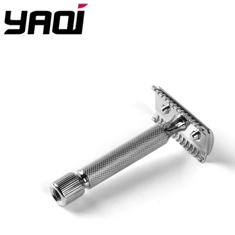 

Yaqi BAENZIGER Stainless Steel Safety Razor for Men Women Double Edge Shaving Razor Comfortable Grip Classic Style
