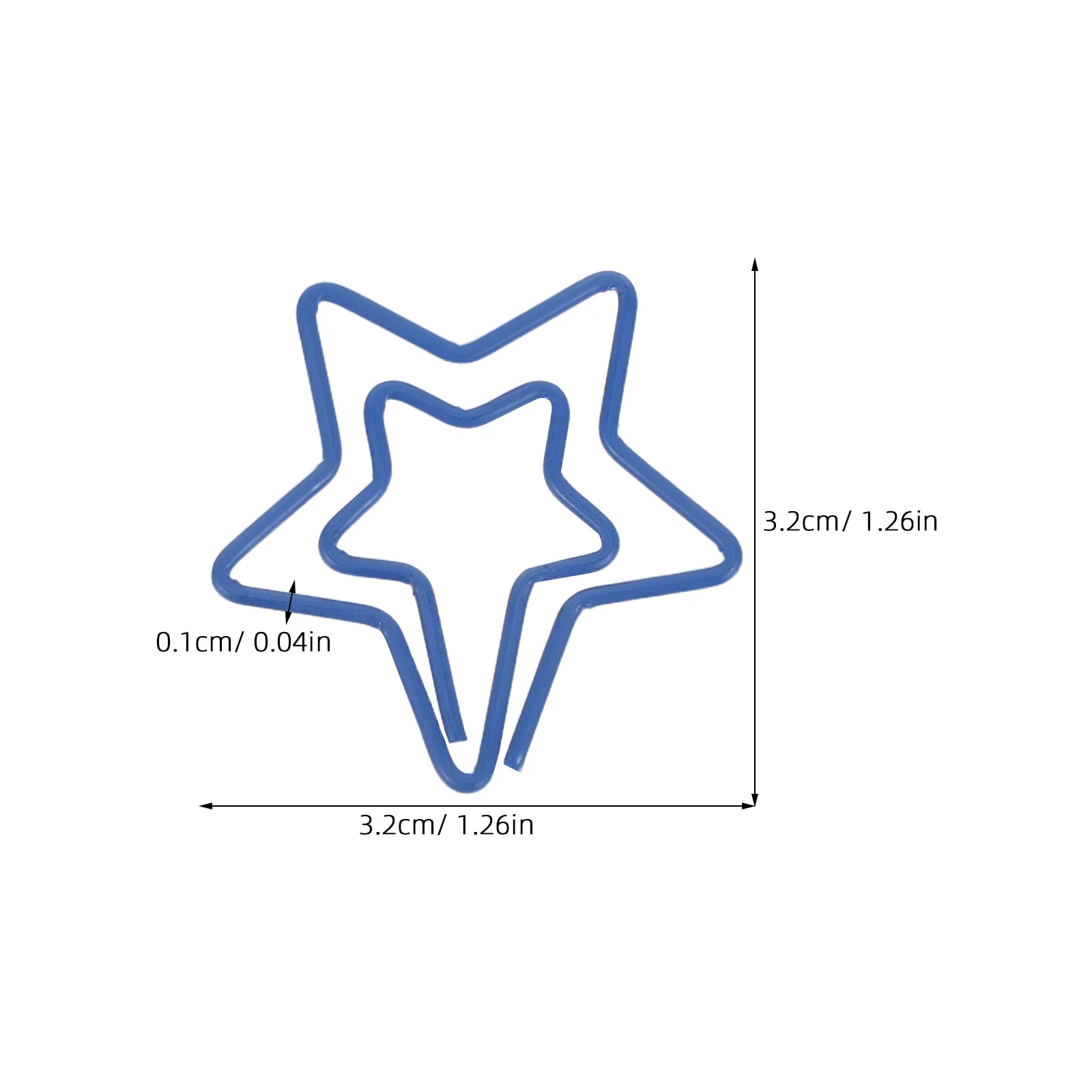 120 قطعة دبابيس ورق على شكل نجمة مقاطع مخططة معدنية مكتب المدرسة الزخرفية مذكرة الإشارات المرجعية الزفاف الجدة دبابيس ورق