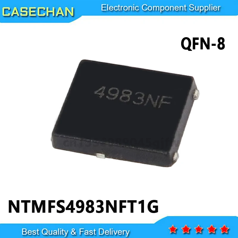 10PCS New Original NTMFS4983NFT1G NTMFS4983NF NTMFS4983 4983NF QFN-8
