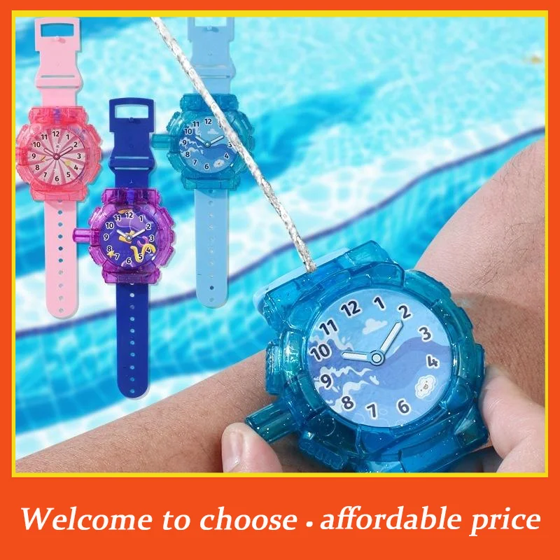 

TH 2Pcs Wrist Watch Water Squirter Toy Water Fun Prank Shooter For Summer Pool Beach Party Favors For Adults And Kids