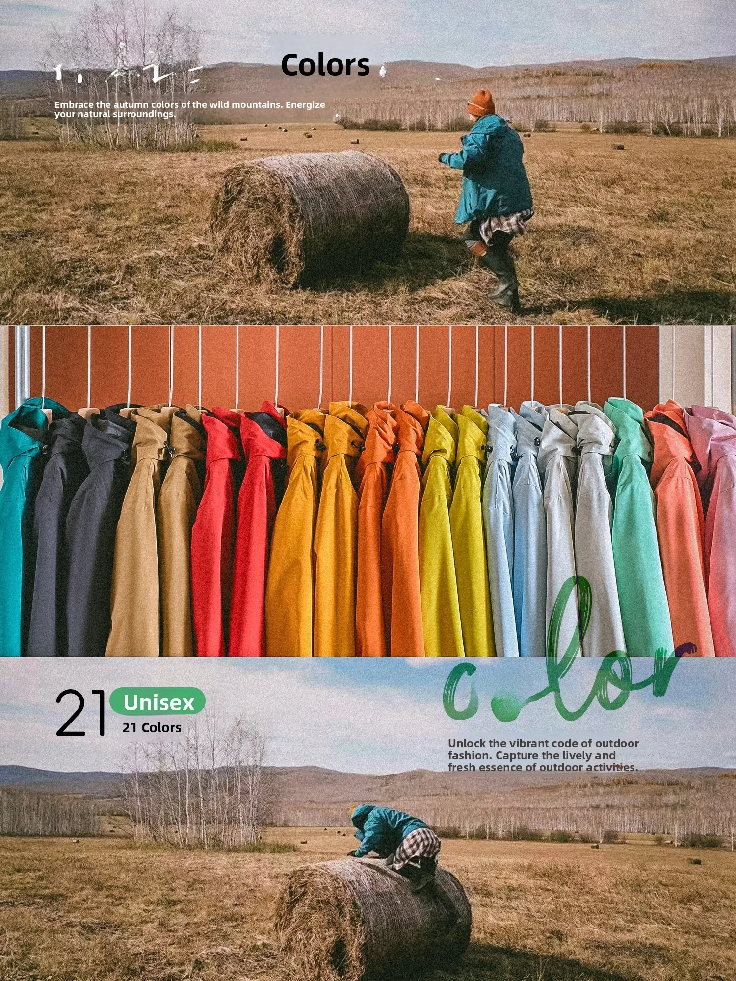 

ex Съемная ветровка Fce для улицы, водонепроницаемое пальто из полиэфирного волокна, длинная застежка-молния