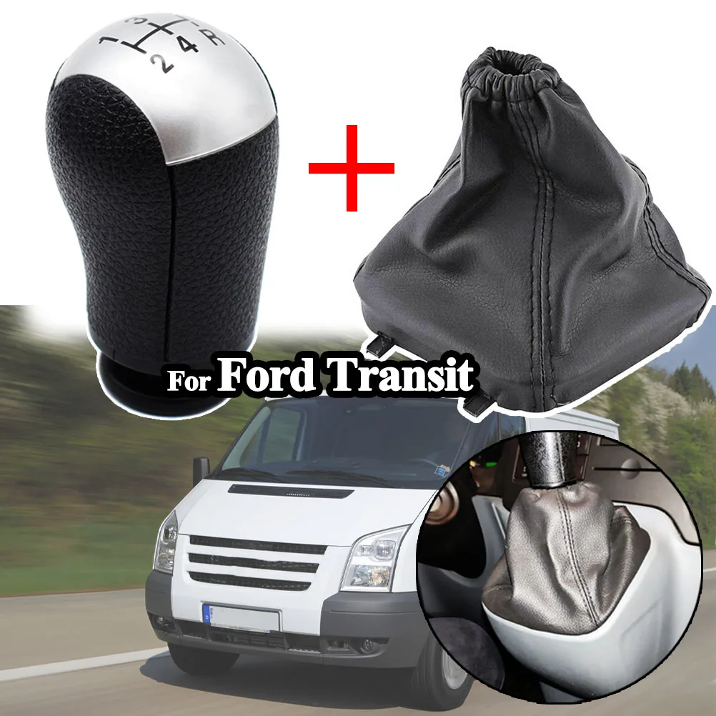 

Car Gear Shift Knob Shifter Gaiter Boot Cover Case For Ford Transit Van MK7 2006 2007 2008 2009 2010 2011 2012 2013 2014 Black