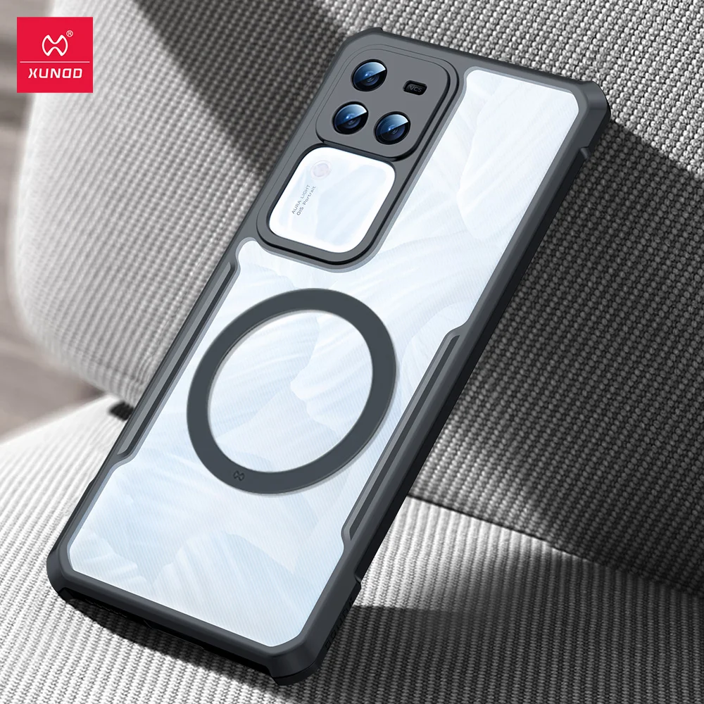 XUNDD Magnetic Case For VIVO V30 V30 Pro Magnetic Holder Case,Airbag Shockproof Camera Protection Multifunctional Phone Cover