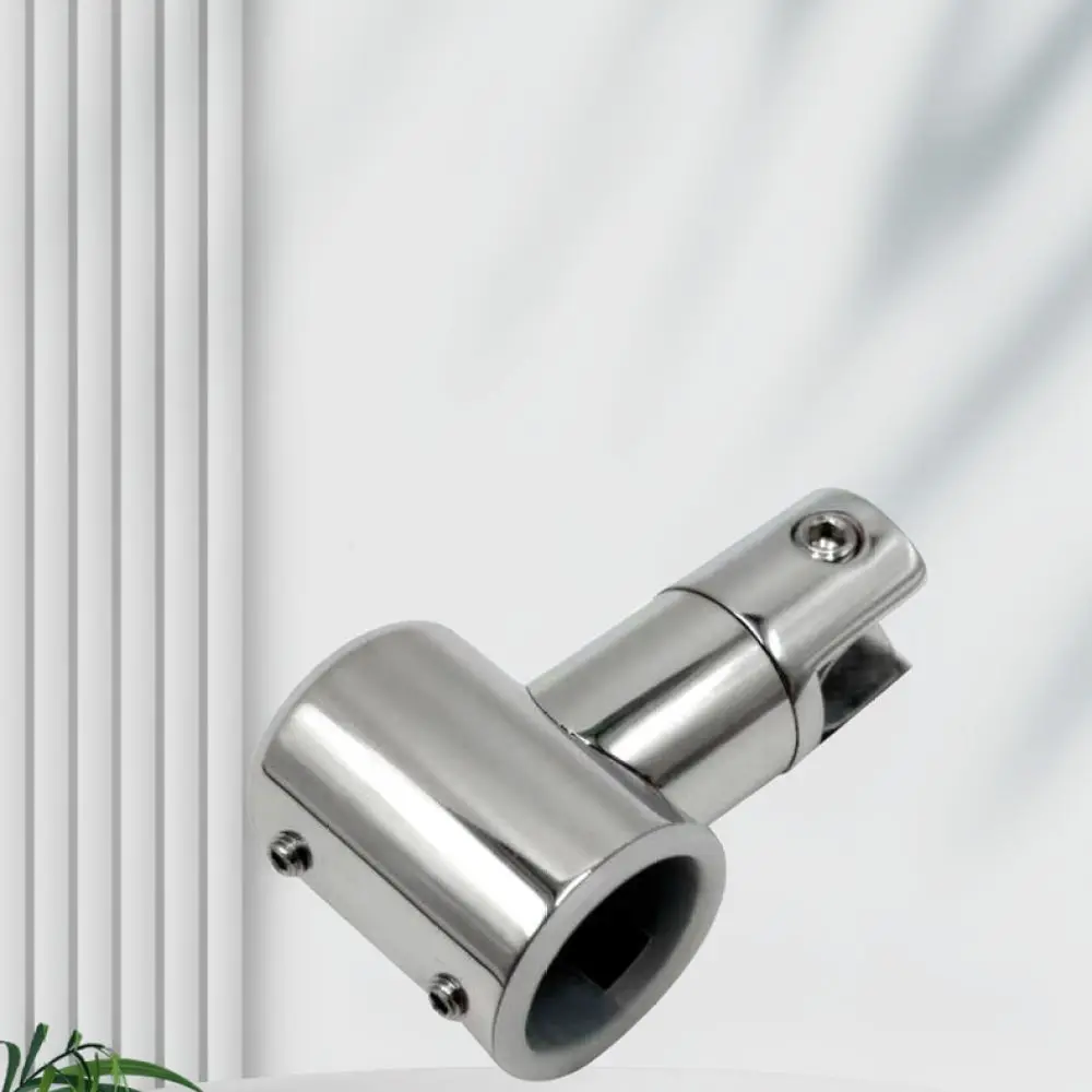 Stainless Steel Shower Room Glass Door Connector Pipe Fitting Stabilizing Hardware Modern Bathroom Support Accessory