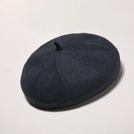 Women Girl Beret French Artist Warm Wool Winter Beanie Hat Cap Vintage Plain Beret Hats Solid Color Elegant Lady summer Caps