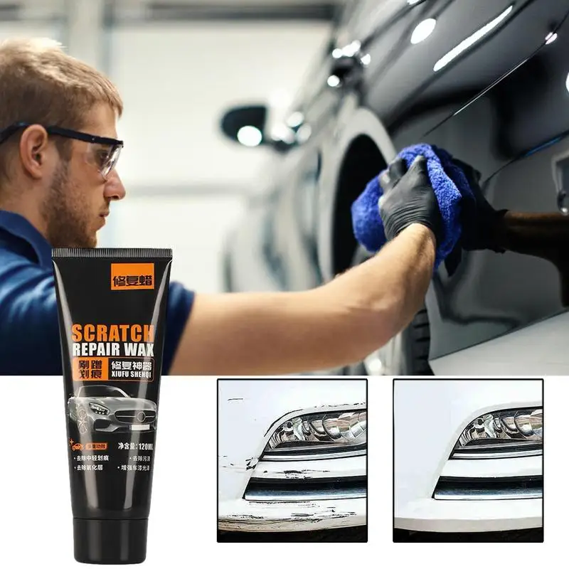 Scratch Repair Wax สําหรับสีรถ Remover รอยขีดข่วนซ่อมขัด Auto Body Grinding Compound Anti Scratch Wax รถอุปกรณ์เสริม