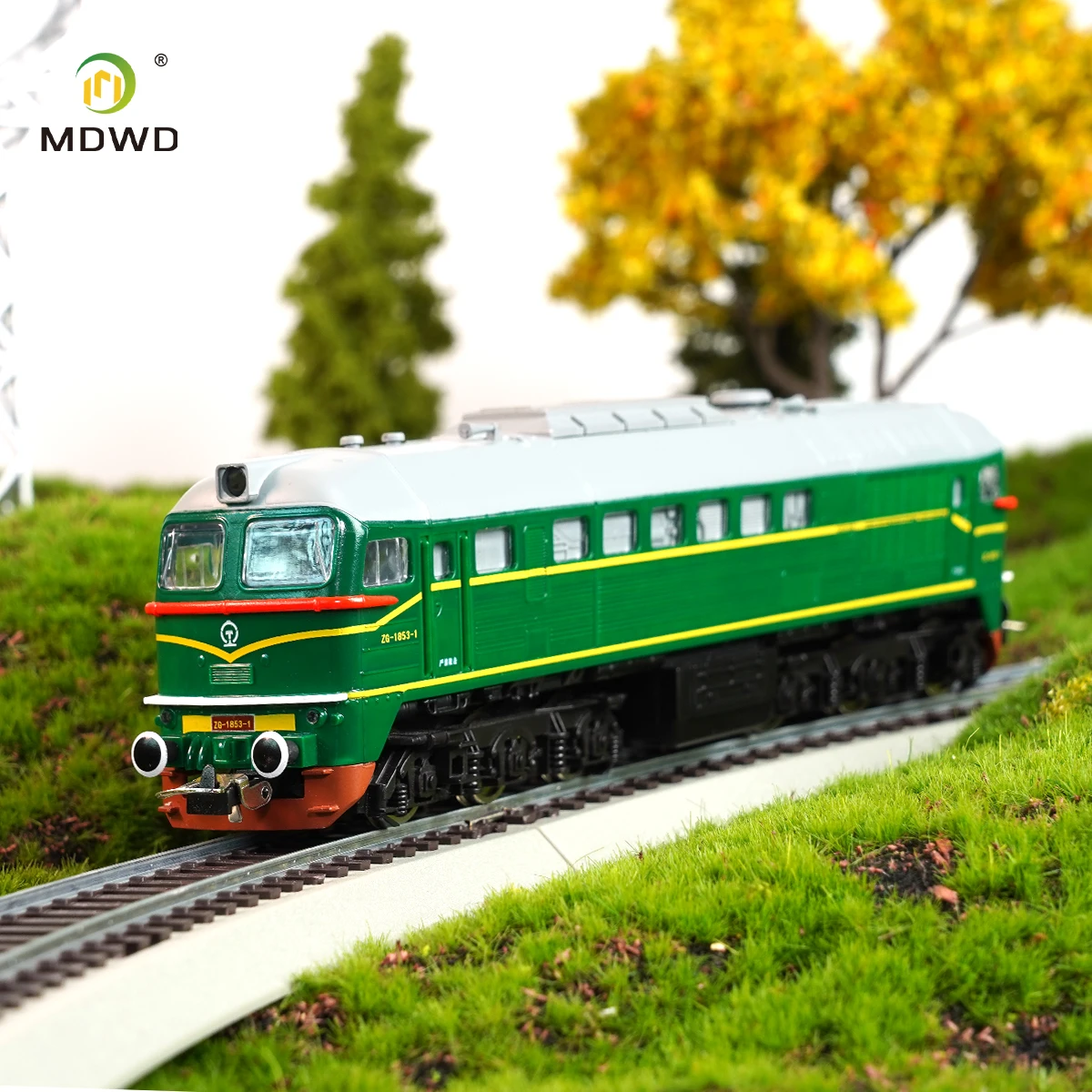Modelo de Tren de Potencia Ruso M62 Diésel Verde Chino, Kit de Construcción Clásico para Aficionados a Ferromodelismo