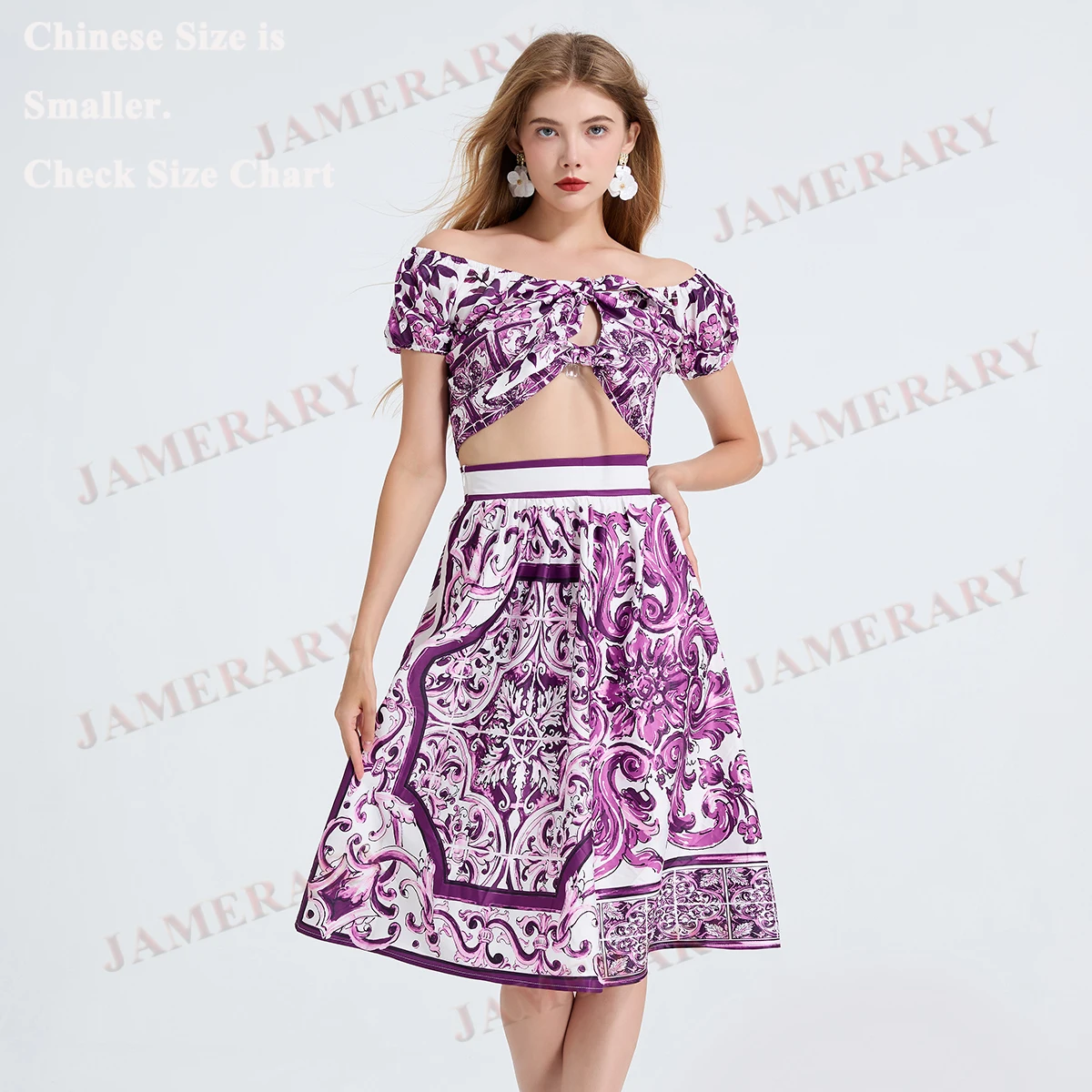 

Летнее длинное платье, комплект из двух предметов, женские сексуальные укороченные топы с короткими рукавами, юбка-миди с цветочным принтом, комплект из 2 предметов, праздничные пляжные платья