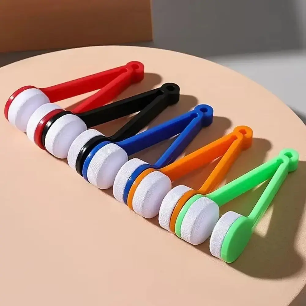 5Pcs Two-side Sun Glasses Cleaning Brush Creative Mini Size Eyelasses Microfiber Spectacles Cleaner Quick Wiping Superfine Fiber view 5