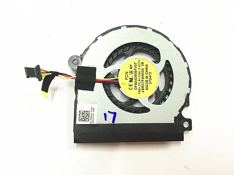 Laptop CPU cooling fan cooler for Dell vostro v3360 3360 insprion 13z 5323 FCN DFS440605FV0T FB9H 4BR07FAWI00