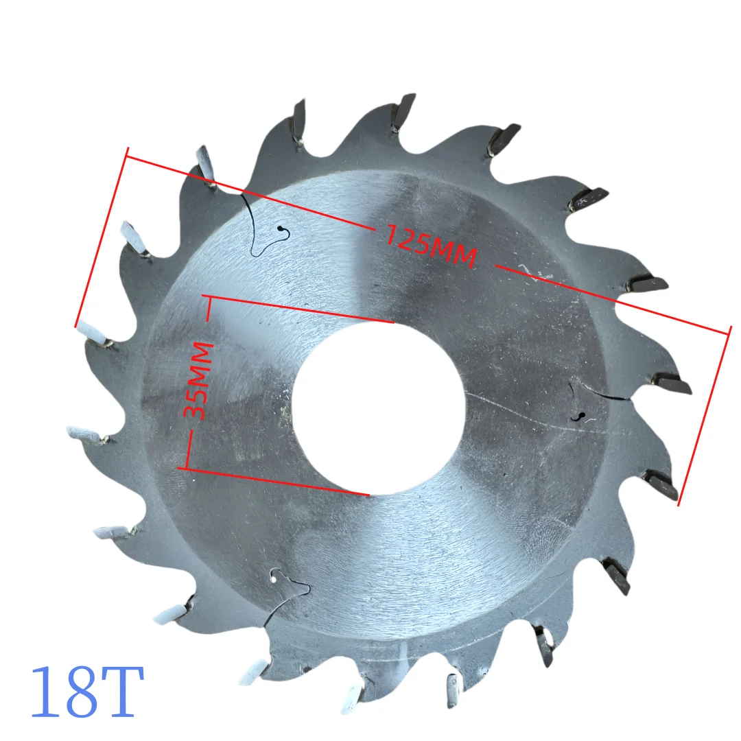 D125 سمك 9/10 مللي متر النجارة الشق المنشار سميكة سبيكة الكثافة مجلس دائم أداة شفرة المنشار الصامتة