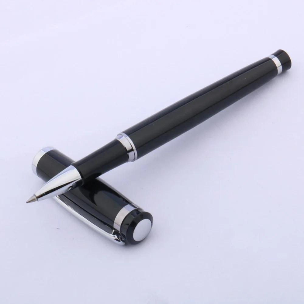 High quality baoer 508 ball point pen Silver Trim GIFT Metal Rollerball Pen Stationery Office school supplies