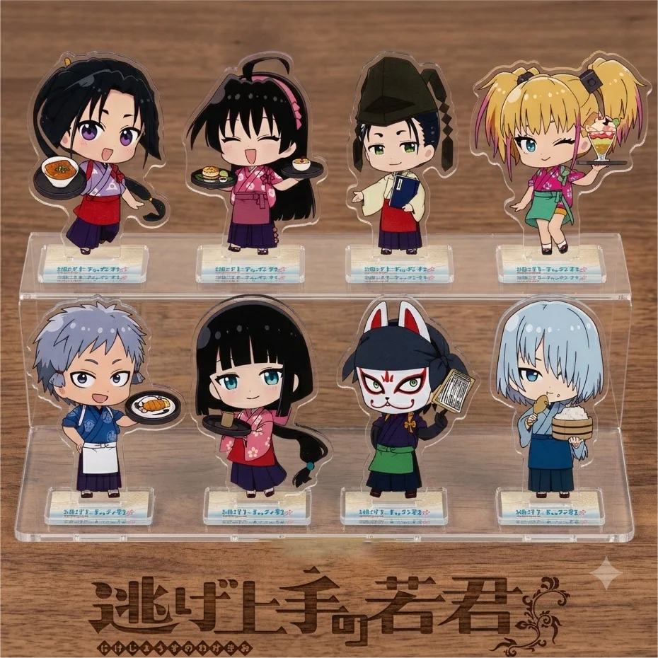 New The Elusive Samurai Acrylic Stand Figure Tokiyuki Hojo Shizuku Kazama Q Version Anime Desktop Decor Collectible Keychain