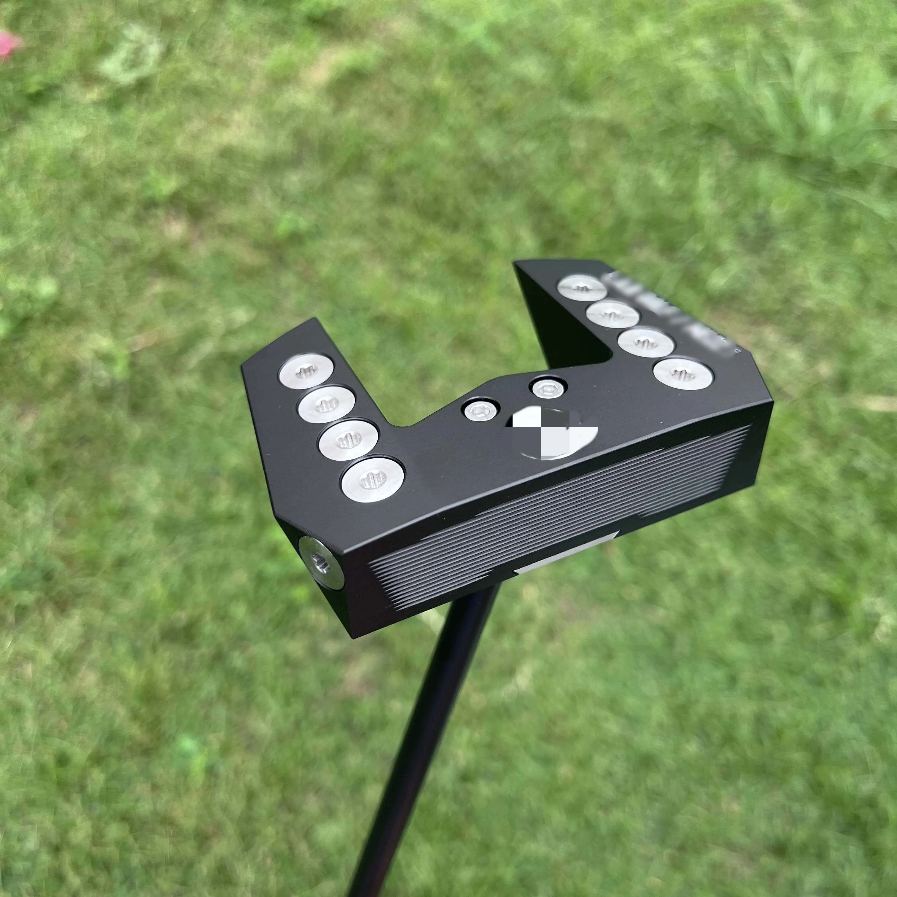 Aluminum Alloy Golf Putter Mallet Style - Lightweight Accurate Control Club (Orange Black Blue Green 4 Colors)