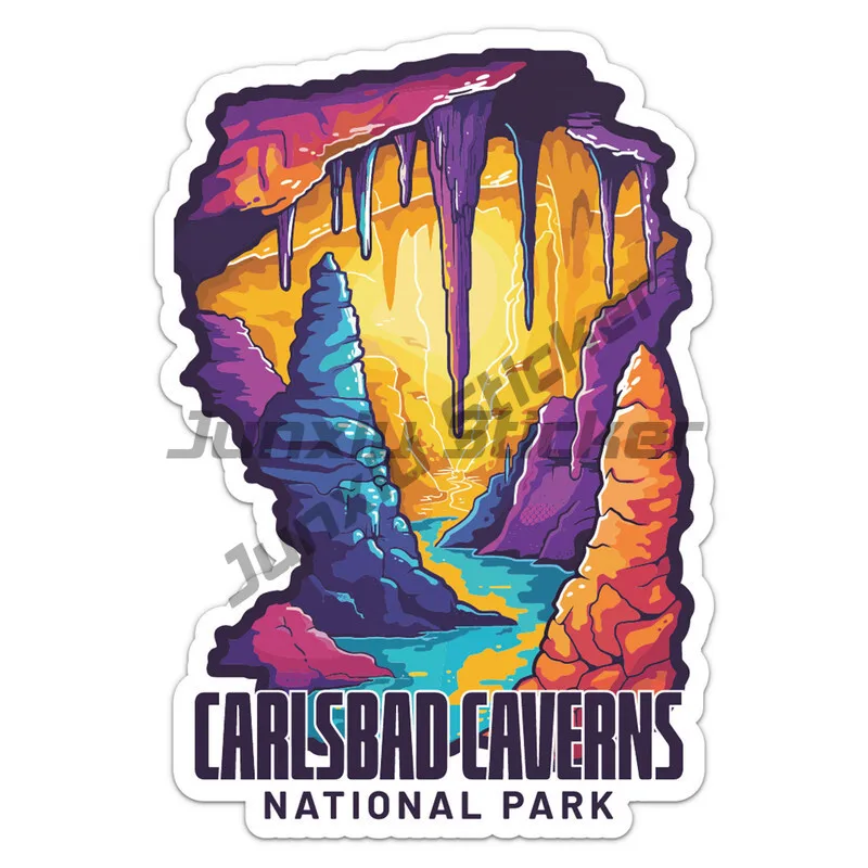 

Retro Carlsbad Cave National Park Vinyl Decal Car Bumper Stickers