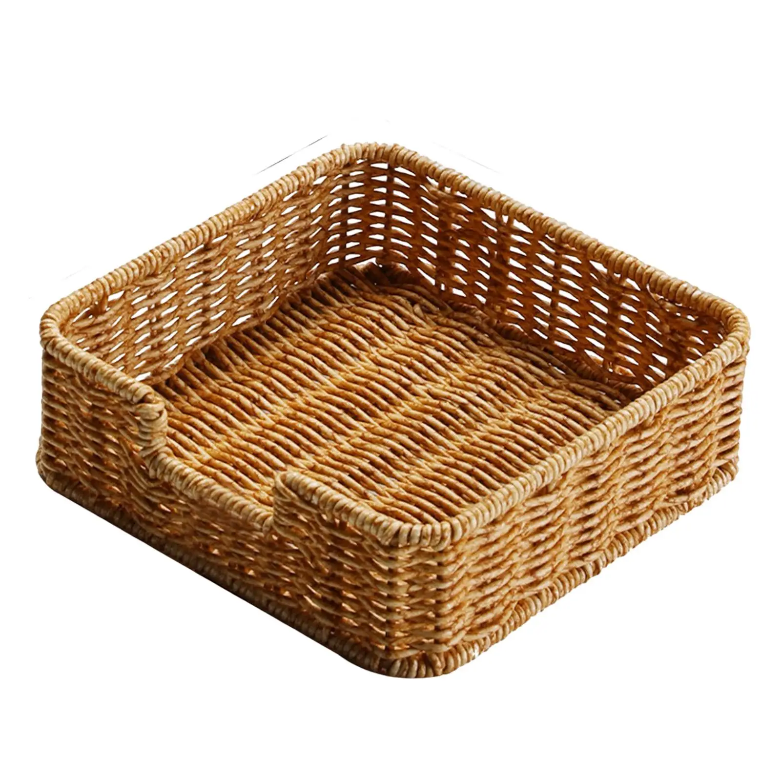 Woven Napkin Holder Towel Holder Storage Organizer Tray for Dining Room