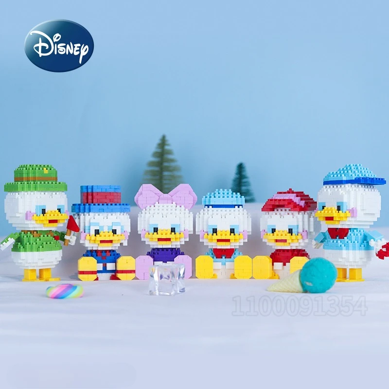 

Disney Donald Duck's New Miniature Particle Building Blocks Children's Toys Educational Splicing Children's Building Block Toys