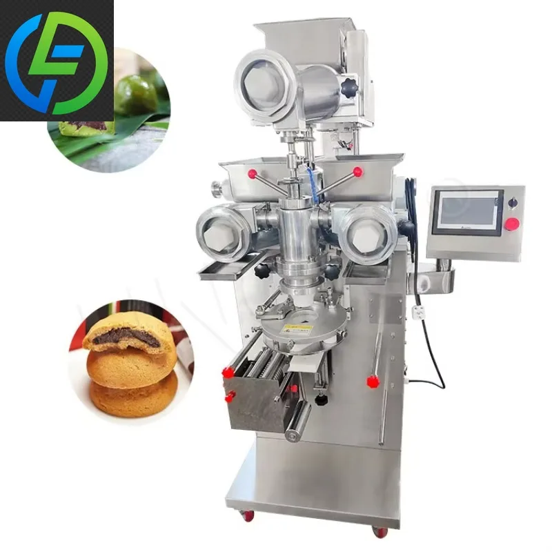 Automatic Encrusting Machine Stuffed Pastry Making Machine For Mooncake Mochi Production Customized
