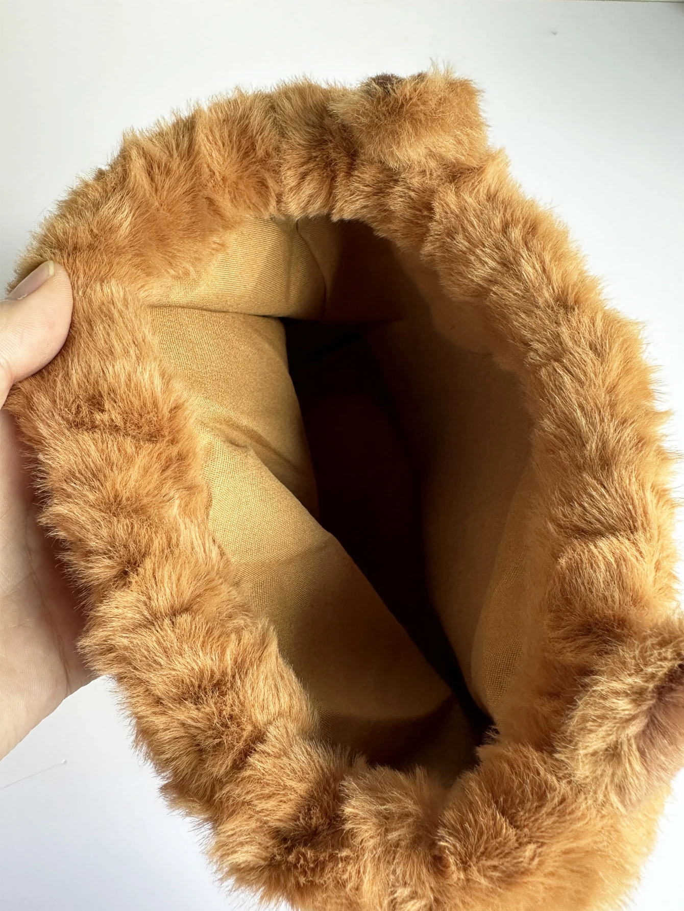 1pc Capybara Plush Drawstring Bag Cute Cartoon Capybara Doll Bag Drawstring Outing Casual Party Bag